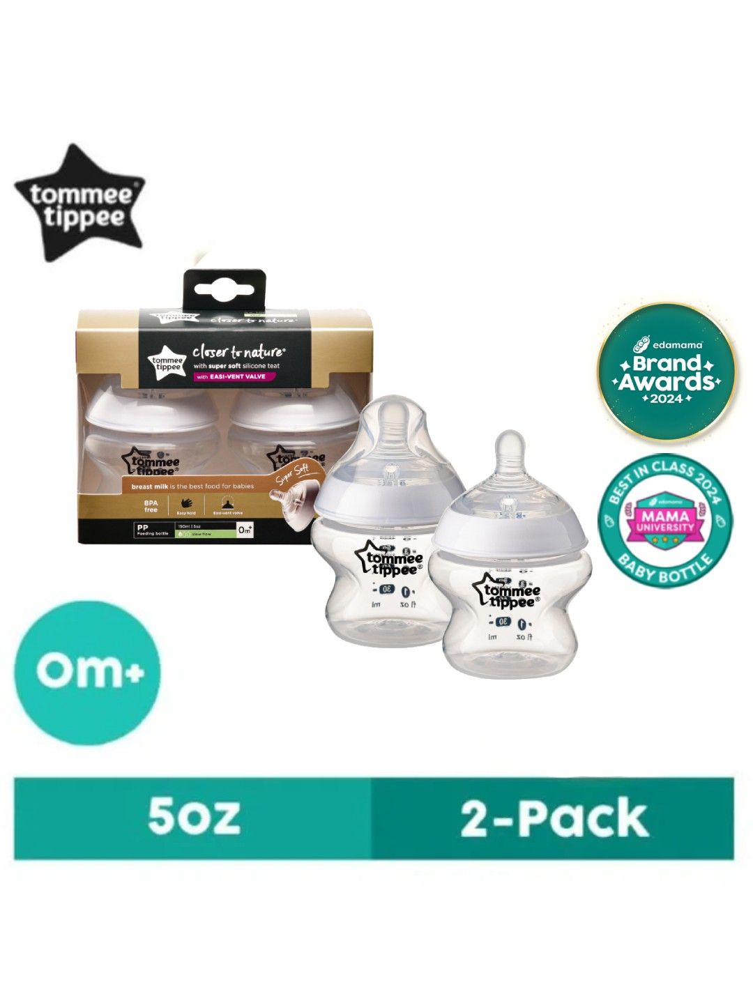 Tommee Tippee CTN PP Bottle 5oz with Super Soft Sl edamama